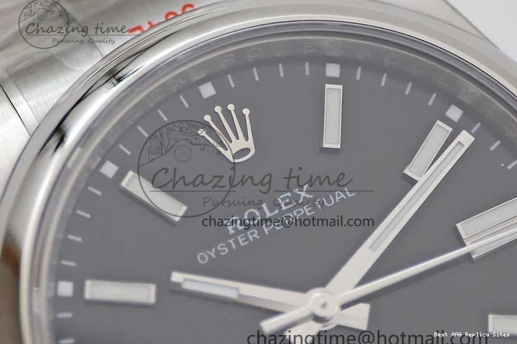 Best AAA Replica Sites 1:1 Edition on Dial Timeless SS A Bracelet Perpetual 904L 124300 2192 Best EWF Black Oyster Steel 41mm 0105